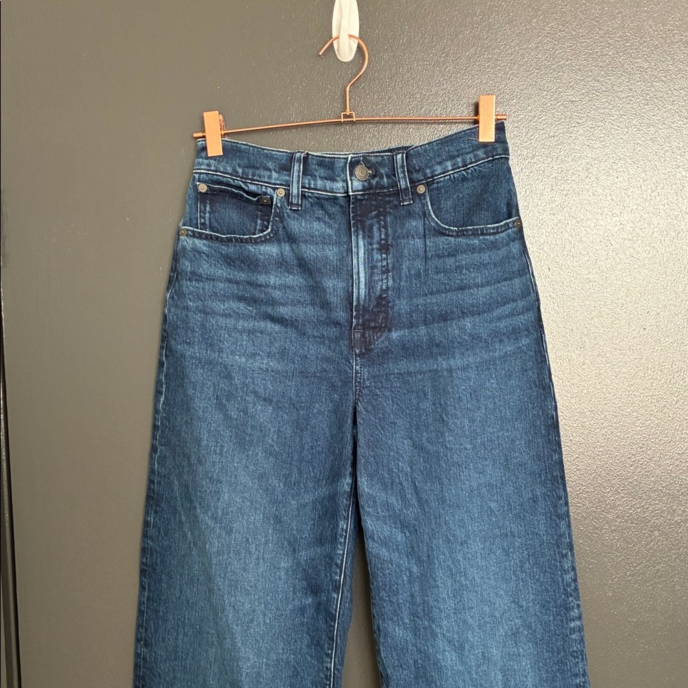NWOT Madewell the perfect vintage wide leg Blue Jean Sz  27 tall - Picture 6 of 10